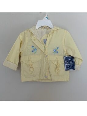 Basic Editions Water Resistant Yellow Jacket Girl